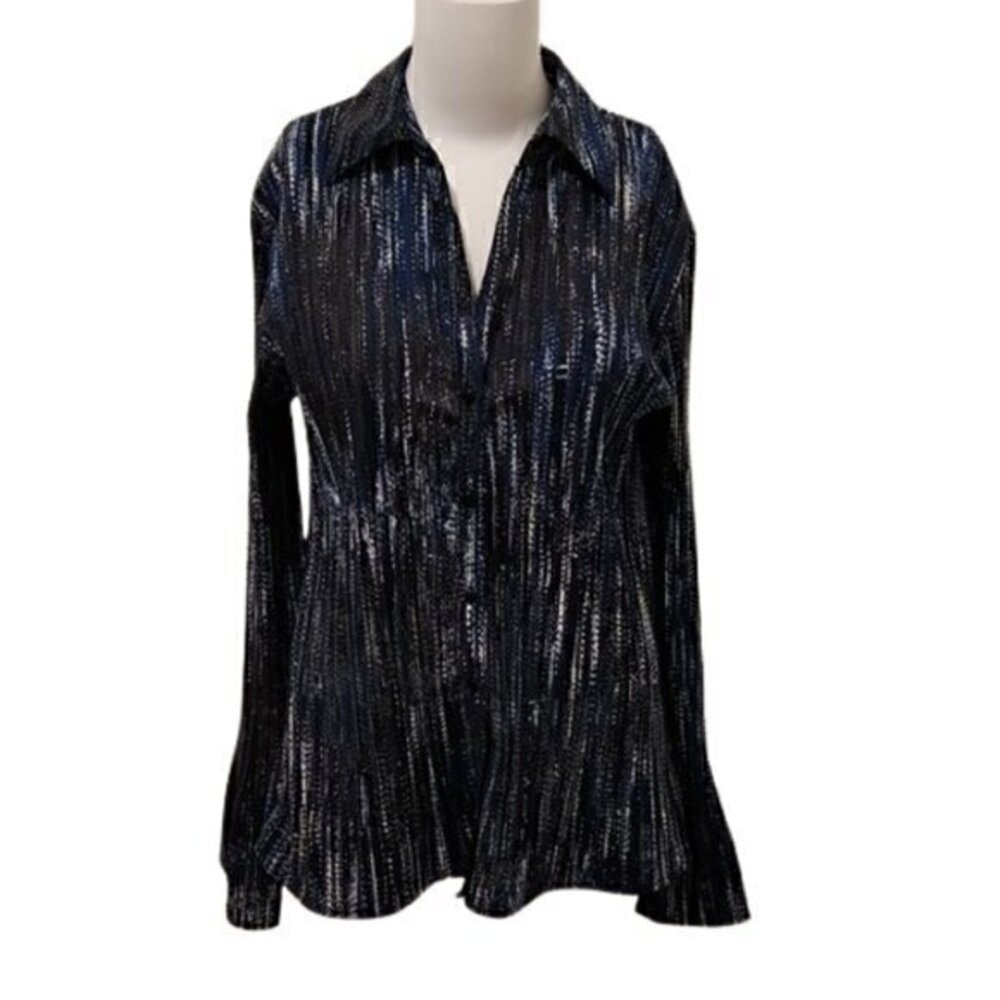 [Apt 9] Flare Sleeve Button Down- Size L